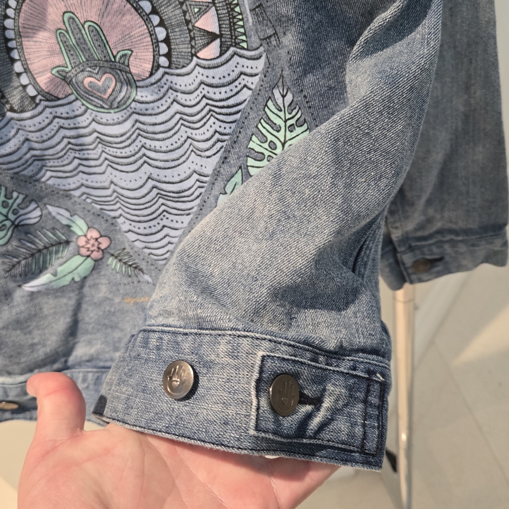 Spiritual Gangster Blue Denim Jacket - Picture 9 of 9